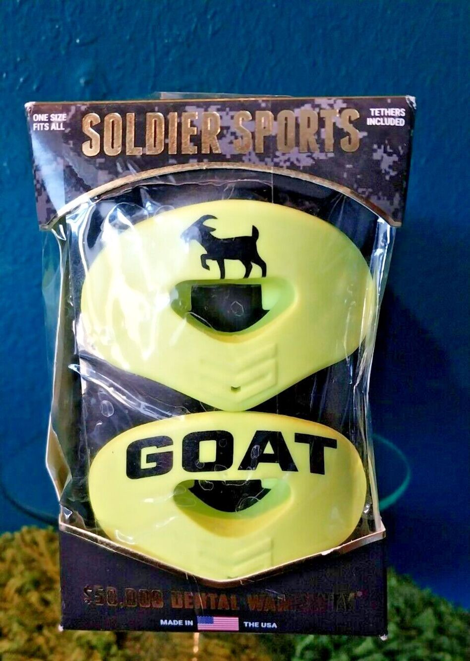 5 Pack Soldier Sports Lip Protector Mouth Guard w/Tether - One Size Multi Color